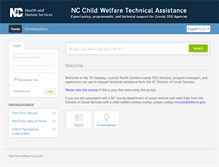 Tablet Screenshot of nccwta.org